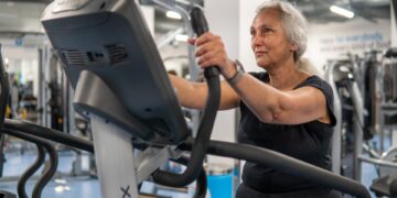 Elderly Woman Exercising